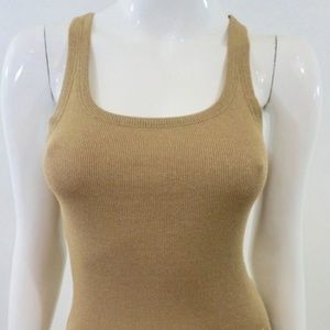 Ralph Lauren Black Label Gold Metallic Camisole
